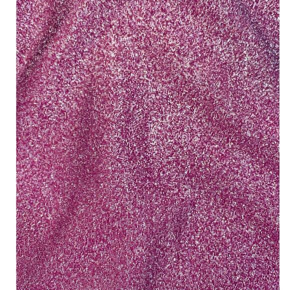 NWT Lands End Metallic Purple One-Piece‎ Swimsuit - Women's Size 14 D - Picture 2 of 10